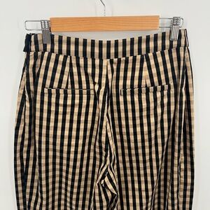 Hunter Bell gingham straight leg pant